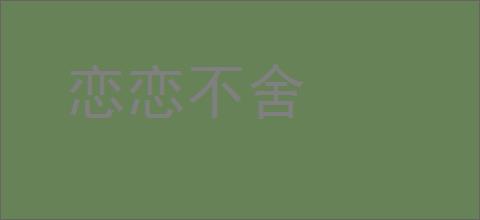 恋恋不舍