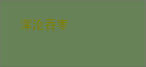 浑沦吞枣